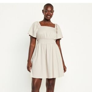 Old Navy Flutter Sleeve Mini Dress Large NWT